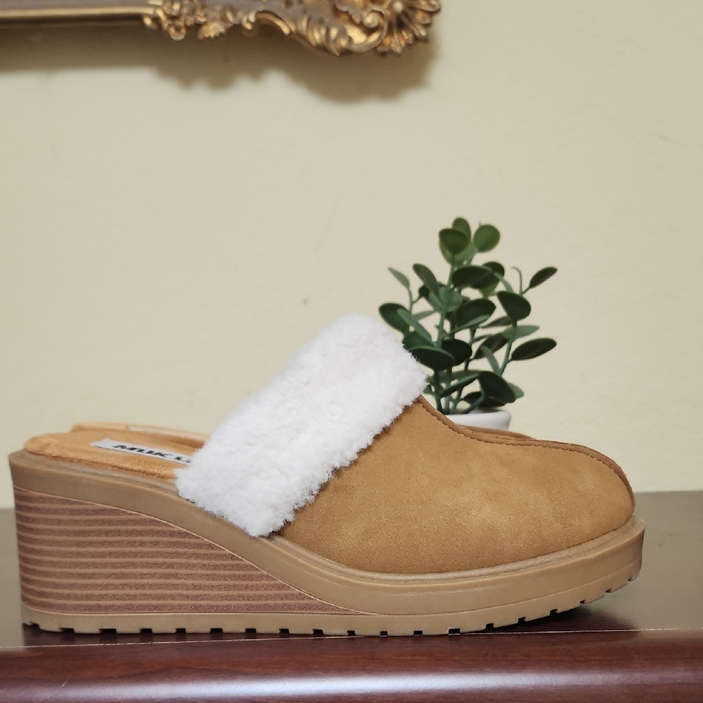 Muk Luks Faux Fur Lined Wedges